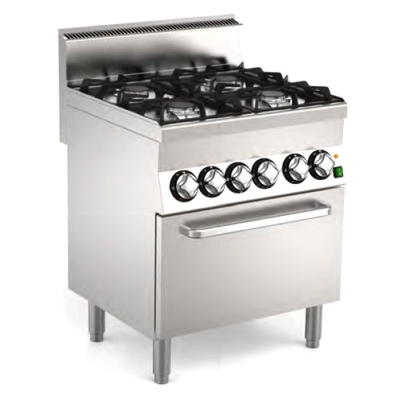 Mareno 4 lü C6FEV7GP Gazlı Kuzine Elektrikli Fırın dahil