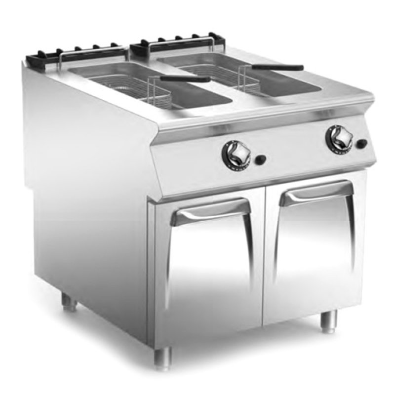 Mareno 15+15lt Kapasiteli Çift Tanklı Gazlı Fritöz NF98G15