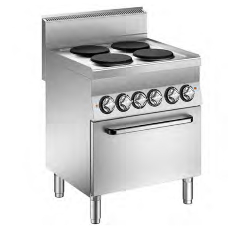 Mareno 4 Pleytli C6FES7E Ocak ve Elektrikli Fırın dahil